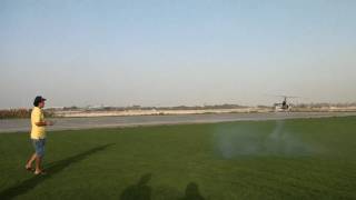 Saoud Al Moosa Flying Trex 700 Nitro  Nad AlShiba Airfield Dubai [upl. by Alodee846]