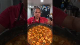 Camarones 🍤 rancheros fypシ゚viral foodie food cooking halloween [upl. by Darrelle]