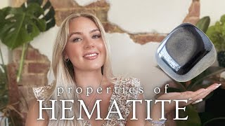 HEMATITE  HEALING PROPERTIES AND HOW TO USE IT [upl. by Eldin]