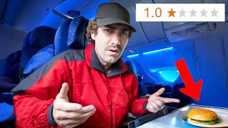 I Tested 1 Star Airline Reviews [upl. by Ydnil]