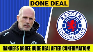 Rangers Agree HUGE Deal As Confirmation Made [upl. by Anida12]