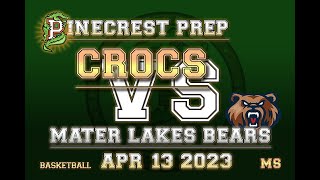 MS PPMH Crocs VS Mater Lakes Bears [upl. by Valma]