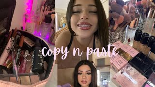 Copy n paste latina makeup tutorial tiktok compilation [upl. by Durwood]