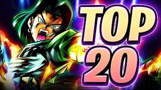 DB Legends TOP 20 BEST CHARACTERS IN DRAGON BALL LEGENDS PVP LIST WILL SHOCK YOU [upl. by Freytag]