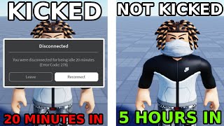 How To AFK For OVER 20 MINUTES On ROBLOX EASY [upl. by Enomrej]