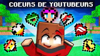 Talcado a des COEURS de Youtubeurs sur Minecraft [upl. by Ysdnil]