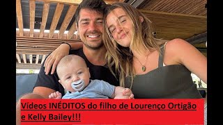 VÍDEOS ÚNICOS do filho de Lourenço Ortigão e Kelly Bailey [upl. by Frodine]