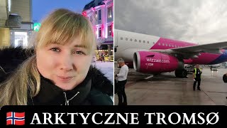 ZORZA POLARNA LOT Gdańsk Tromso WIZZ AIR A320 [upl. by Blithe]