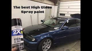 The Best spray can paint for high gloss Hood has imperfections [upl. by Oninrutas364]