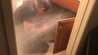 Plumber Causes Major Flood In Apartment [upl. by Easlehc220]