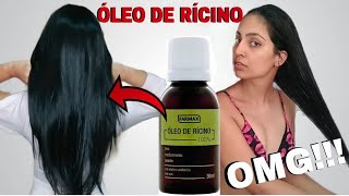 ÓLEO DE RÍCINO PARA O CRESCIMENTO EXTREMO DO CABELO  COMO USAR ÓLEO DE RÍCINO PARA CRESCER O CABELO [upl. by Iret648]