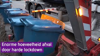 Enorme hoeveelheid afval door harde lockdown [upl. by Rivera118]