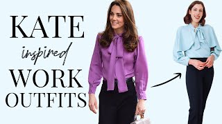 KATE MIDDLETON Work Outfit Ideas  How to dress like the Duchess of Cambridge [upl. by Reifinnej]