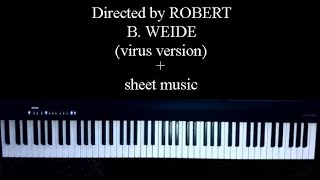 Directed by ROBERT B WEIDEvirus version  SHEET MUSIC [upl. by Annaehr]