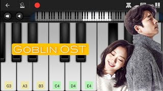 Stay With Me  Chanyeol amp Punch  Goblin OST • Perfect Piano Tutorial on App [upl. by Kerat]