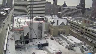 MSOE Diercks Hall Construction Time Lapse [upl. by Ennairol211]