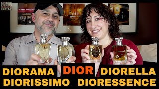 Dior Diorama Diorissimo Diorella Dioressence Review [upl. by Mahala]