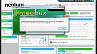 Neobux Referral Generator Working 2011 PROOF INCLUDED [upl. by Yot855]