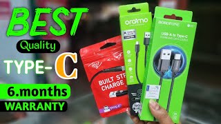 TOP 3 Best Quality Type C USB Data Cable [upl. by Derraj625]