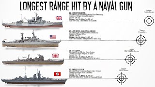 The 7 Longest Recorded Hits in the History of Naval Gunfire [upl. by Godwin176]