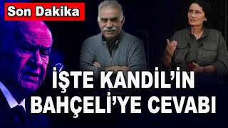 SonDakika İşte Kandilin Bahçeliye cevabı  Şampiyon Bahçeli neden bu kadar sinirlendi [upl. by Acissey]