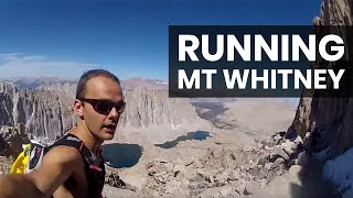 Running to the top of Mt Whitney [upl. by Gnuj]