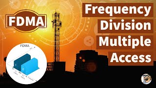 FDMA in satellite communication  FDMA  Frequency division multiple access [upl. by Arramahs]