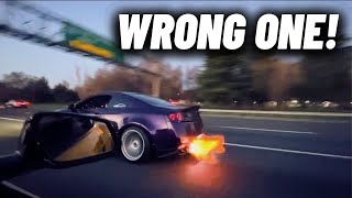 Supra Pulls Up to Wrong G35 and gets Flamed [upl. by Klinges]