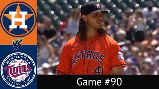 Astros VS Twins Condensed Game 7724 [upl. by Il]