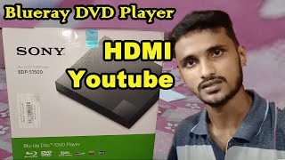 Sony bdp s1500 bluray disc player  Sony BDPS1500  unboxing  DVD Player  CD  4K Player [upl. by Tarra598]