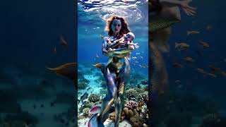 Mermaid Princess Underwater Photography Let’s take a look at the underwater world with mermaids [upl. by Mannes]