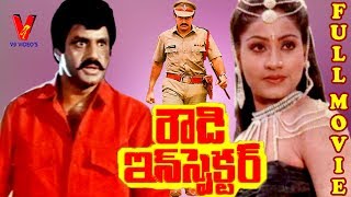 ROWDY INSPECTOR  TELUGU FULL MOVIE  BALA KRISHNA  VIJAYA SHANTI  HEMA  V9 VIDEOS [upl. by Audette526]