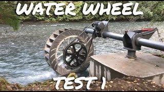 Innovative Poncelet Water Wheel 2017 [upl. by Morell]