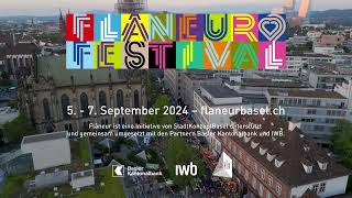 Flâneur – Das Stadtraum Festival Basel 2024  Teaser [upl. by Tabshey]