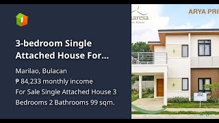 Arya Prime Amaresa 3BR House For Sale in Marilao Bulacan [upl. by Ivo]