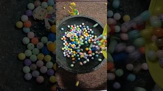 Satisfying asmr marble beads on mortar stone asmr satisfying [upl. by Haleeuqa35]