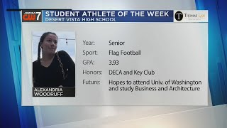 Student Athlete of the Week Alexandria Woodruff [upl. by Daye823]