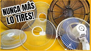 5 IDEAS INCREÍBLES DE RECICLAJE CON REJILLAS DE VENTILADOR VIEJO  SHOW DE MANUALIDADES [upl. by Anaihsat]