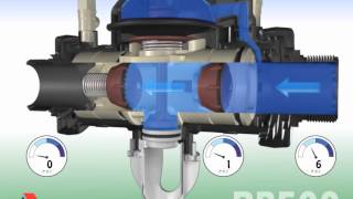 ARI RP500 Backflow Preventer in action  normal flow [upl. by Vin]