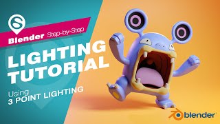 Blender Tutorial  3 Point Lighting [upl. by Yramesor]