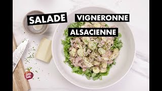 SALADE VIGNERONNE ALSACIENNE 🥗Salade aux saucissons La petite bette [upl. by Gobert]