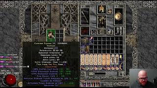 Project Diablo 2 Season 10  Fort on Roids Creating a GG Rare Armor day2 [upl. by Eecyaj]