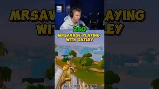 He spoke too soon🤣 fortnite mrsavage oatley [upl. by Ialokin]