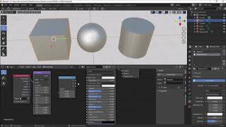 how make hammered metal in blender 29 procedural mode [upl. by Lyrahs]