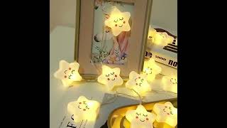 10Pcs Set Creative Star Led String Light Cell Operated Rs 650S30 [upl. by Adyam]