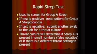 Throat swab NP swab and Rapid Strep Testing [upl. by Ahsikat461]