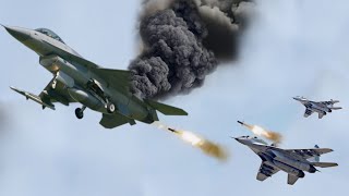 30 Seconds Ago For the first time a Russian MiG29 shot down 200 US F16s Look Arma3 [upl. by Pietje]