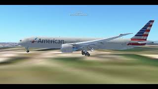 INFINITE FLIGHT American Airlines 777ER arrival at Orlando FL [upl. by Ahrendt]