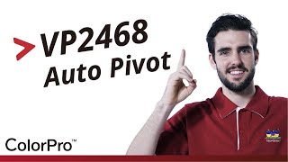 ViewSonic VP2468  Auto Pivot Demo Video [upl. by Yezdnil]