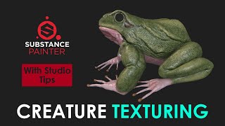 Creature Texturing in Substance Painter  Complete Beginners Tutorial [upl. by Ahsillek]